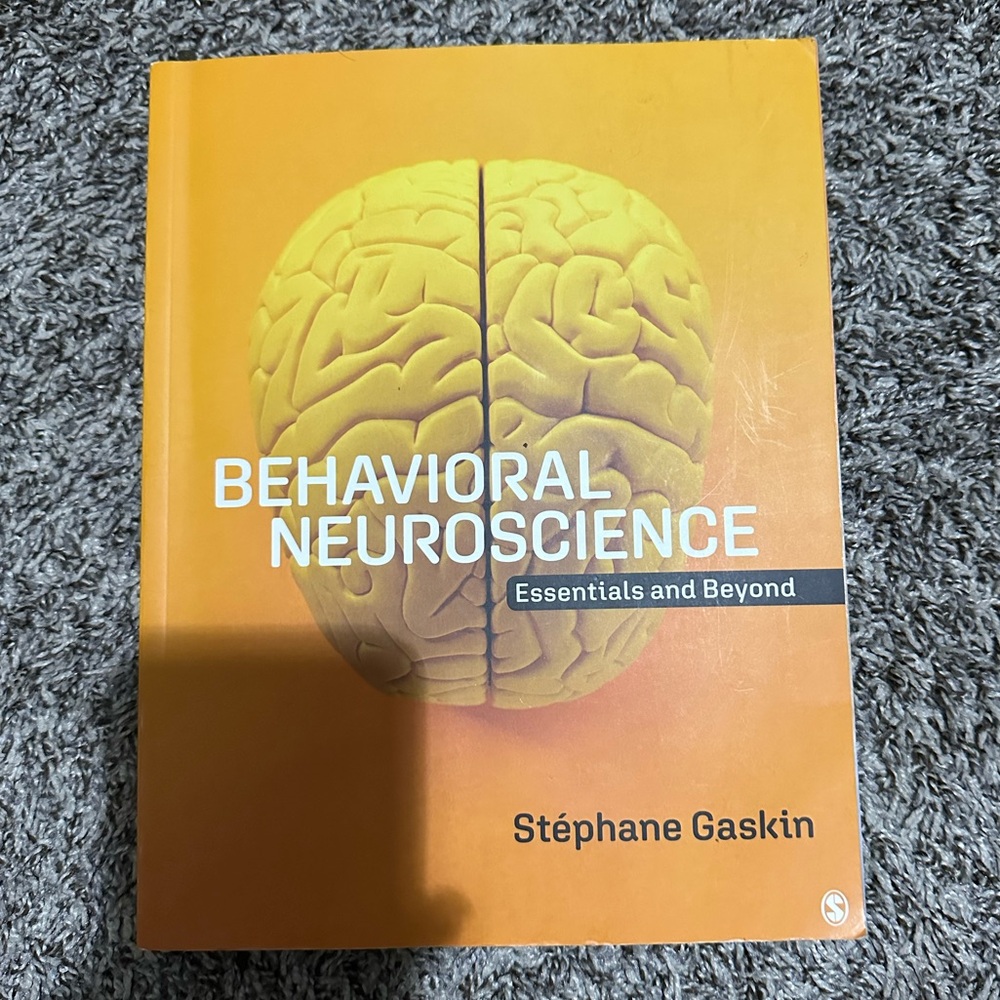 Behavioral Neuroscience: Essentials & Beyond Stephane Gaskin Paperback Textbook